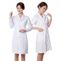 Áo blouse bác sĩ nam,nữ vải kaki đẹp nhận in logo từ 10 áo - Hàng nhập khẩu