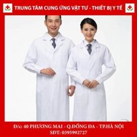 Áo blouse nam - nữ cộc / dài tay màu trắng bác sỹ, y tá đủ size