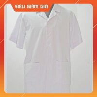 Áo blouse y tá trắng tay dài - ngắn