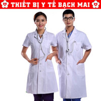 Áo Blu - Áo Bác Sĩ Ngắn Tay Nam/Nữ Loại Đẹp