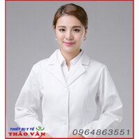 Áo Blu y tế - Áo y tá, điều dưỡng Nam/Nữ dài tay dáng ngắn