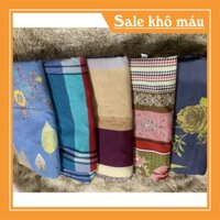 Áo bọc đệm bông ép , xốp gấp 3 khúc cotton TC 2 mặt có khóa kéo tiện lợi