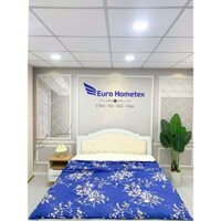 Áo Bọc, Ga Bọc Nệm Topper 2 Mặt Có Khóa Kéo Vải Cotton Mẫu Hoa Ly Trắng Thoáng Mát, Bền Đẹp Tổng Hợp Đủ Size EUROHOMETEX
