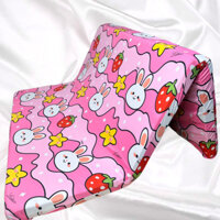 Áo bọc nệm khóa kéo mẫu thỏ hồng