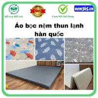 Áo bọc nệm thun lạnh có khoá kéo