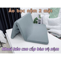 Áo bọc nệm thun lạnh - topper 2 mặt Thun HQ