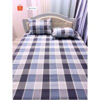 Áo Bọc Nệm Topper,Ga Bọc Đệm 2 Mặt Có Khóa Kéo Vải Cotton HÀN QUỐC 100% Đủ Size EUROHOMETEX