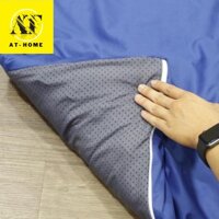 Áo bọc Topper bọc nệm Edena Cotton Có Dây Kéo và Cao su chống trơn trượt - AT HOME - Đỏ,1,8m x 2m