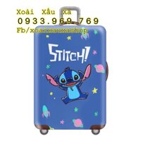áo bọc vali du lịch hoạt hình Stitch Size M ( 22-25inch)