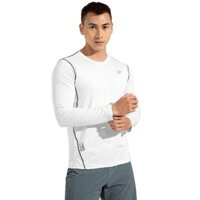 Áo Body Alpha-X Tay Dài Trắng - Áo Lót Body Giữ Nhiệt, Chống Nắng, Co Giãn, Thoáng Khí, Thấm Hút Mồ Hôi