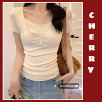 Áo Body Giả 2 Lớp Hoa Nhí Qccc