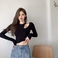 Áo body khoét vai nữ MITI hàng cao cấp chất dày dặn