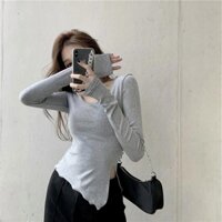 Áo body xẻ tà 1 bên nữ MITI hàng cao cấp chất dày dặn