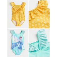 Áo bơi bikini Elsa / vàng HM H&M fom nhỏ _hàng chính hãng Anh