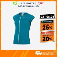 Áo Bơi Chống Nắng Nữ Speedo Zip Sun Protection - Xanh Dương  - 8-00410616587