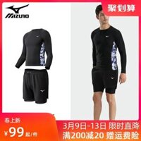 áo bơi dài tay cho nam Quần bơi Mizuno thiết bị bơi nam bộ đồ bơi nam hoàn chỉnh mới 2023 quần bơi nam chống xấu hổ đồ bơi dài tay nam quần áo tắm nam