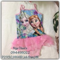 Áo bơi Elsa Anna hồng