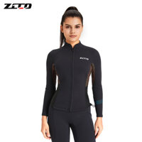 Áo Bơi Giữ Nhiệt Nữ Giới Bơi Trời Lạnh Wetsuit Dạng Áo Kéo Khoá Dày 1.5mm