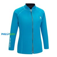 Áo Bơi Nữ Giữ Nhiệt Wetsuit Top Chống Lạnh Chống Sứa Màu Xanh - ALN020 - A