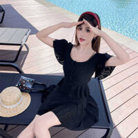 áo bơi nữ tankini Áo tắm hai mảnh xẻ tà mẫu mới 2024 áo tắm thể thao học sinh bảo thủ áo tắm nữ mỏng che bụng