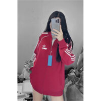 Áo Bomber Adidas Khoác 3 Sọc Nam Nữ Vải Umi chất lượng Dày Co Giãn 2 Lớp  Khoá