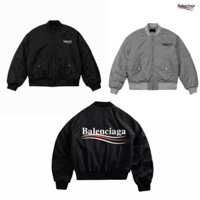 Áo Bomber B.A.L.E.N thêu sóng nam nữ 3 lớp và 2 lớp ,bomber khoác jacket varsity mùa đông cao cấp PYPY