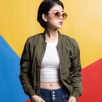 Áo bomber Bershka