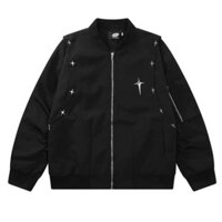 Áo Bomber Gió Con Thoi - Áo Khoác Gió 2 Lớp Dày Dặn Dáng Rộng Nam Nữ Phong Cách Thời Trang Hot Trend .