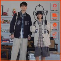 Áo Bomber Jacket Nữ Nam Form Rộng YOORA Áo Khoác Gió Vải Dù ANGELLAND Cặp Đôi Hàn Quốc Ulzzang Siêu Hot AKD114