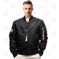 Áo bomber jacket pilot Ma1 VF ARMY Back Print form vừa vặn tôn dáng