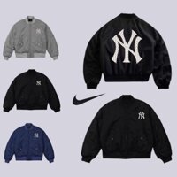Áo Bomber MLB Newyork 3 lớp Nam Nữ , cao cấp dày dặn Áo khoác bomber NY Jacket siêu ấm mùa thu đông ACA_store