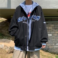 Áo bomber nam form rộng thời trang ulzzang hàn quốc, áo khoác nam jacket có mũ bigsize phong cách unisex du lịch đi học