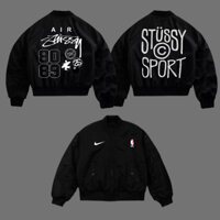 Áo bomber stussy nike đủ mẫu 3 lớp Trần Trám Nam Nữ,Áo khoác bomber Fomr Chuẩn dày dặn siêu ấm, tag mác đầy đủ