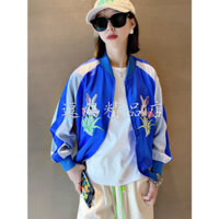 Áo bomber thêu, áo khoác Bomber Thêu họa tiết (Nam nữ đều mặc được)