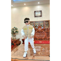 Áo bomber trần trám QC cho bé