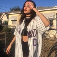 Áo bóng chày kiểu mĩ ( có ảnh thật)