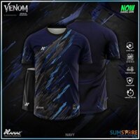 Áo Bóng Đá AMAC Venom Màu Xanh Đen