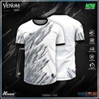 Áo Bóng Đá AMAC Venom Màu Trắng Chì