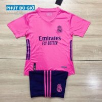 Áo Bóng Đá, Áo Đá Banh Trẻ Em REAL HỒNG - Phút Bù Giờ Sport