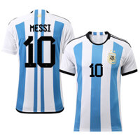 Áo bóng đá Argentina World Cup 2022 Single Piece No. 10 Messi 11 Dimalia 21 Dibala 22 Laura Tarot