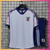 Áo Bóng Đá, Bộ Đồ Đá Banh Đội Tuyển Nhật Bản Trắng Vải Thun Mềm Mướt, Co Giãn Thấm Hút Tốt D 008