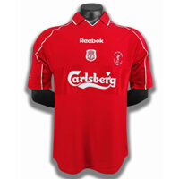 Áo Bóng Đá Câu Lạc Bộ liverpool Sân Nhà Kiểu retro 2000 2001