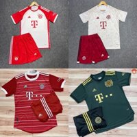 Áo Bóng Đá CLB Bayern Munich, Áo Đá Banh Bayern 23/24 - Chuẩn Mẫu Thi Đấu - Vải Polyester Thái Gai Lưới