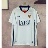 Áo bóng đá cổ điển màu trắng Manchester United 2007 2008
