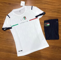 Áo bóng đá đội tuyển Italia màu trắng thi đấu Euro 2021