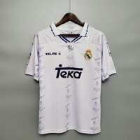 Áo Bóng Đá Đội Tuyển Real Madrid 94-96 Phong Cách Retro