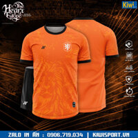Áo Bóng Đá Euro 2024 Đội Tuyển Hà Lan Màu Cam