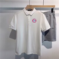 Áo bóng đá Polo Câu lạc bộ Bayern Munich , thời trang nam nữ có cổ ngắn tay phong cách thể thao