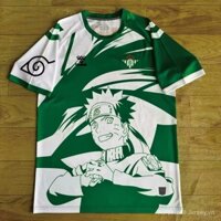Áo bóng đá Real Betis NARUTO 2025-26, chất lượng cao, phiên bản dành cho người hâm mộ