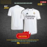 ÁO BÓNG ĐÁ REAL MADRID 2024/25 CHÍNH HÃNG SÂN NHÀ BẢN PLAYER -  IX8095